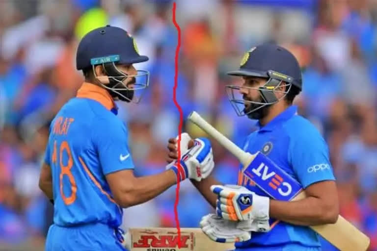 Netizens feel rift between Rohit Sharma and Virat Kohli