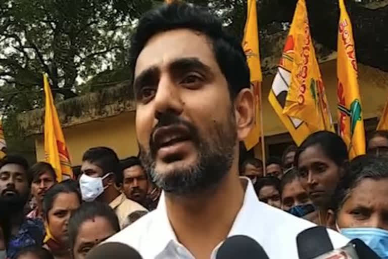 Lokesh on poor people houses