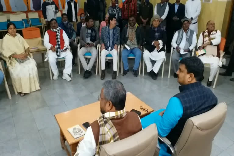 bjp meeting before jharkhand assembly winter session