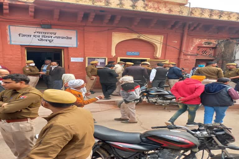 Firing in Dholpur Court Complex