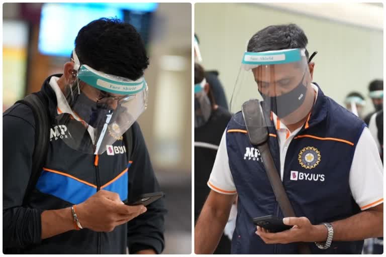 Team India lands in Johannesburg