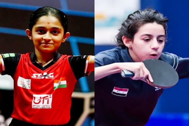 Hansini Mathan Rajan  Hansini Mathan Rajan IITF  Hansini Mathan Rajan India  एशियाई टेबल टेनिस संघ  Hend Zaza  table tennis  Sports News  खेल समाचार  टोक्यो ओलंपिक  आईटीटीएफ खिताब  हंसिनी मथान राजन