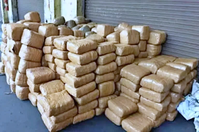 90 lakh worth of ganza seized in Hyderabad