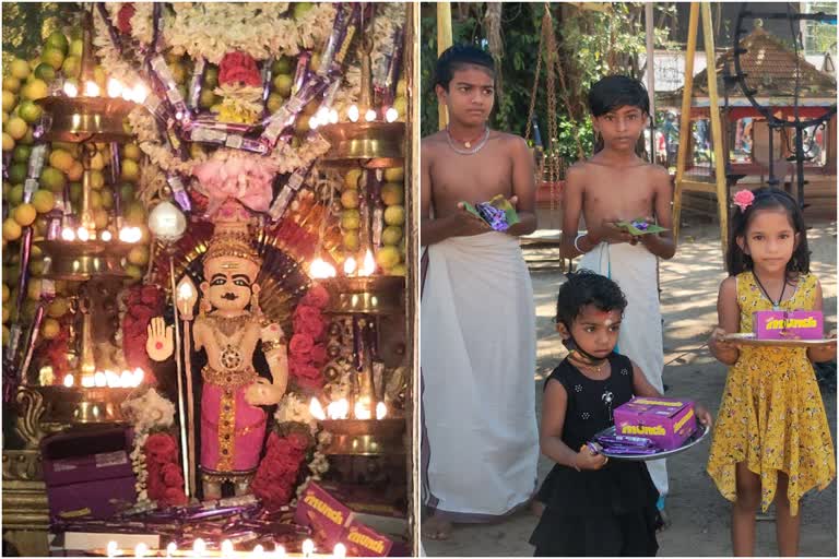 munch murugan temple  alappuzha thalavady temple  bala murugan  മഞ്ച് മുരുകന്‍  തെക്കന്‍ പഴനി  തലവടി ക്ഷേത്രം  മഞ്ച് വഴിപാട്