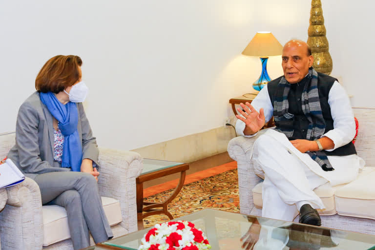 Rajnath holds excellent talks with visiting French Defence Minister Parly