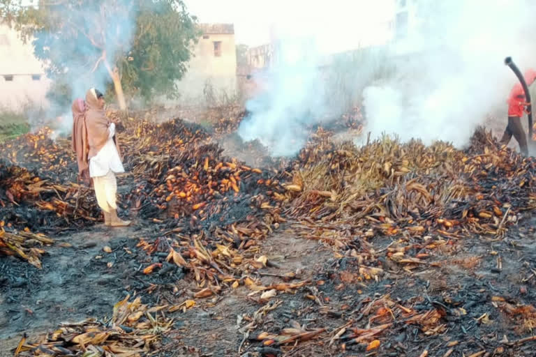 Fire in Chhitaurgarh
