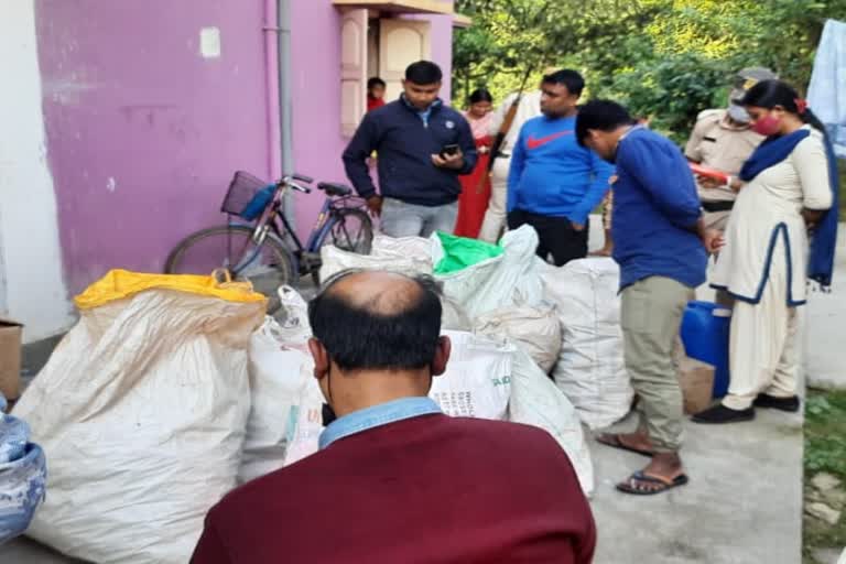 Dhubulia Police recovers duplicate material