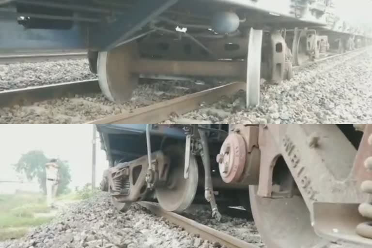 Goods Train Derailed in Mosur near Arakkonam, அரக்கோணம் மோசூர் அருகே ரயில் தடம்புரண்டது