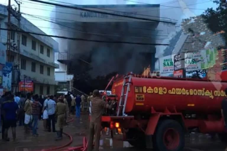 fire accident at Kottayam Medical College  കോട്ടയം മെഡിക്കൽ കോളജില്‍ മാലിന്യക്കൂമ്പാരത്തിന് തീ പിടിച്ചു  കോട്ടയം വാര്‍ത്ത  Kottayam news