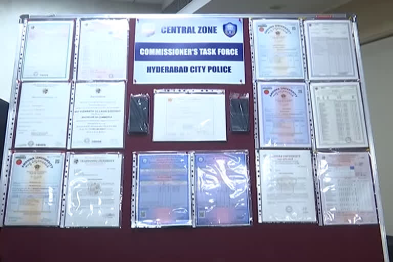 Fake certificates gang arrest in Hyderabad