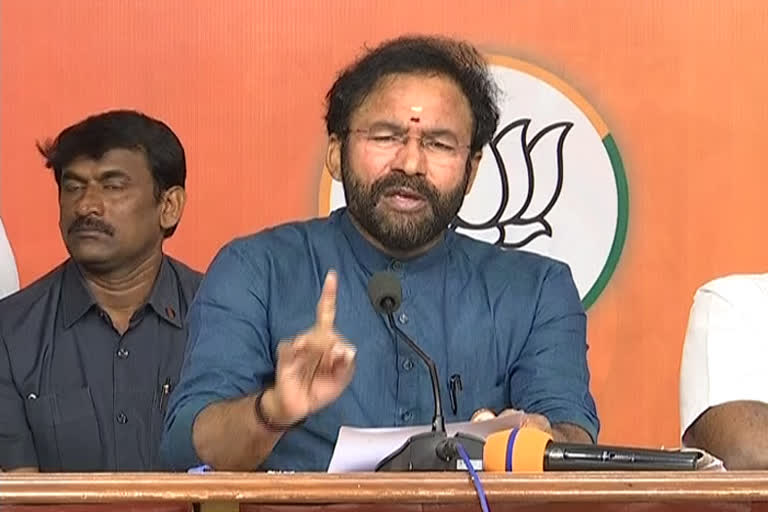 Kishan reddy comments on CM KCR, kishan reddy press meet