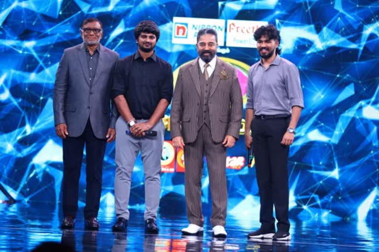 பிக்பாஸ்: கமல் முன்பு ’அன்பறிவு’ ட்ரெய்லர் வெளியிட்ட ஆதி!