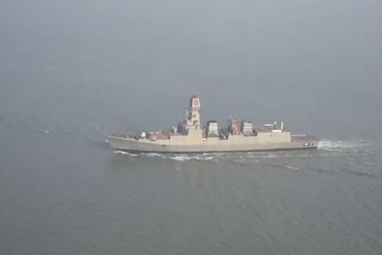 Stealth destroyer Mormugao sails for trial on Goa Liberation Day