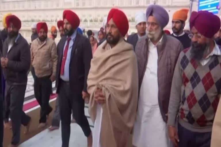 Punjab CM Channi visits Golden Temple after sacrilege attempt
