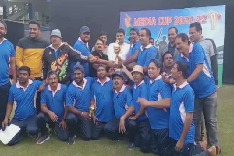 Group A won media cup of cuttack