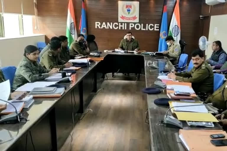 Crime Meeting in ranchi