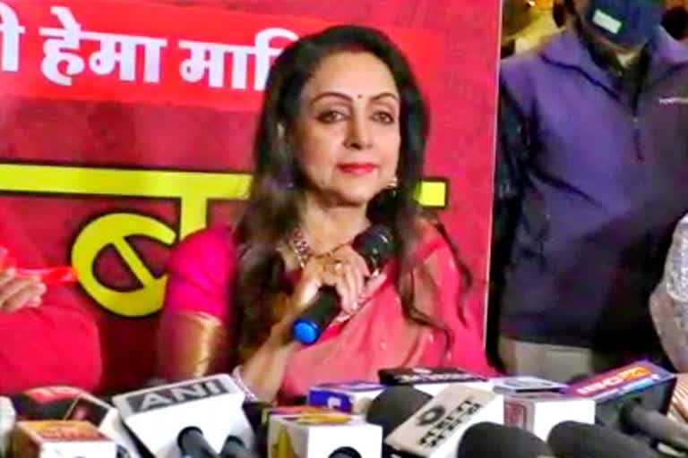 Hema Malini statement on Mathura