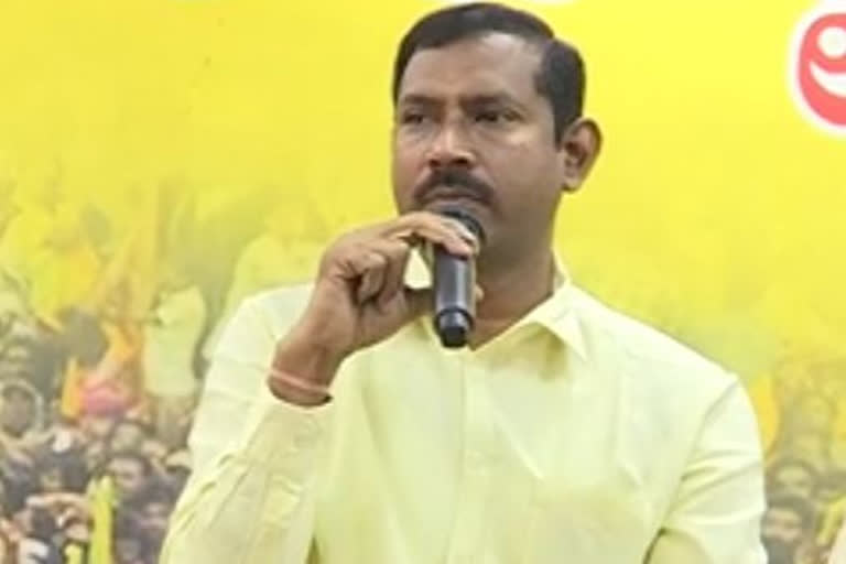 tdp leader palla srinivasa rao fires on ycp