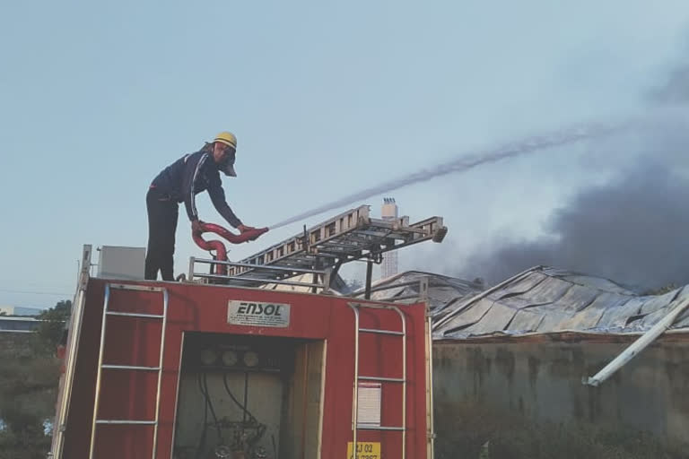 Fire Accident in Behror, Behror news
