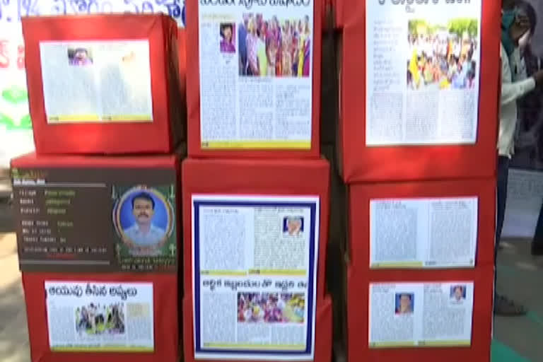 farmers suicide photo gallery exhibition, farmers suicide in telangana