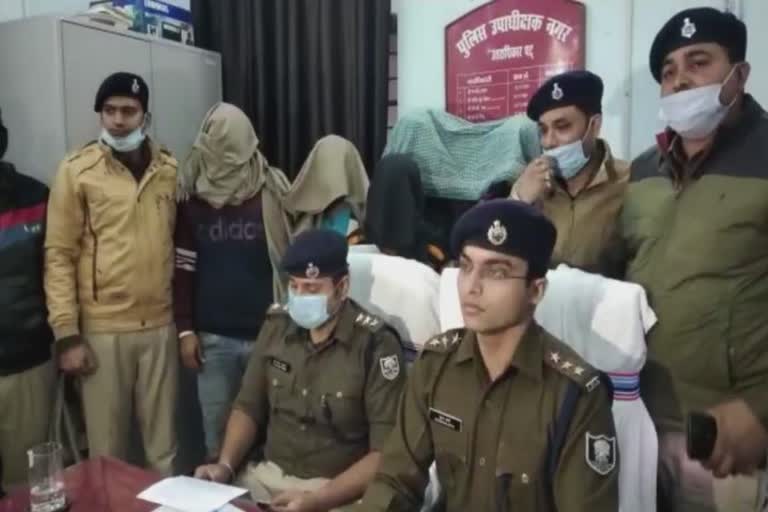 भागलपुर में ब्राउन सुगर के साथ पांच गिरफ्तार