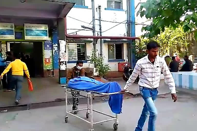 patient body recover from toilet in siliguri district hospital