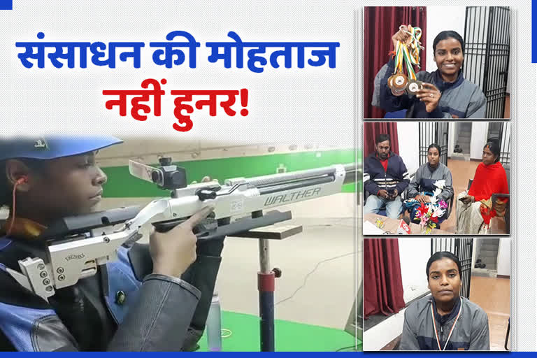 hazaribag-national-shooter-srishti-kumari-will-give-trial-to-qualify-in-indian-shooting-team