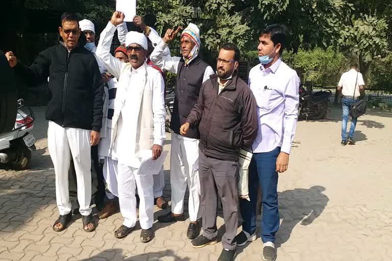 indefinite protest in Raipur