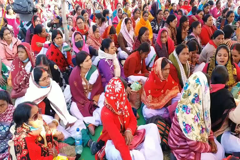 Dharna of Shiya in front of jharkhand vidhan sabha