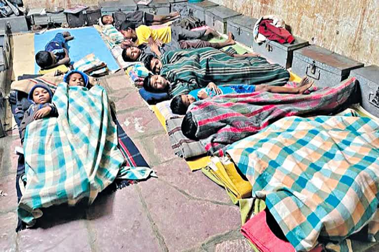 students sufferings in winter