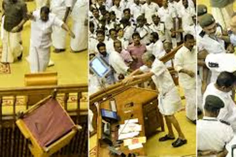 Assembly manipulation case  Left leaders appeared in court today  V Sivankutty appeared in court Assembly manipulation case  നിയമസഭാ കയ്യാങ്കളി കേസ്  ശിവന്‍കുട്ടി അടക്കം ഇടതു നേതാക്കള്‍ ഇന്ന് കോടതിയില്‍ ഹാജരാം  വി ശിവന്‍കുട്ടി കോടതിയില്‍ ഹാജരാകും