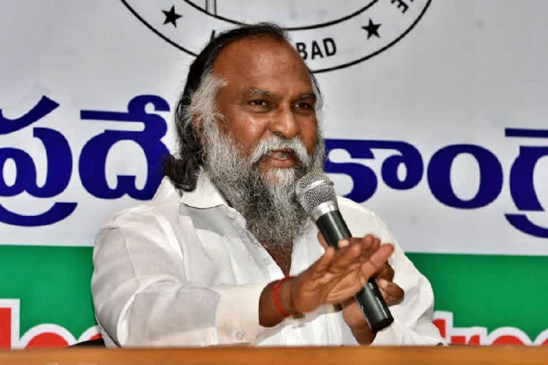MLA Jaggareddy wrote a letter to cm kcr on inter results