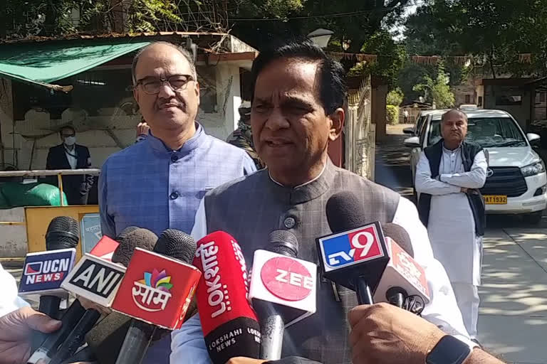 Raosaheb Danve visit to RSS headquarter