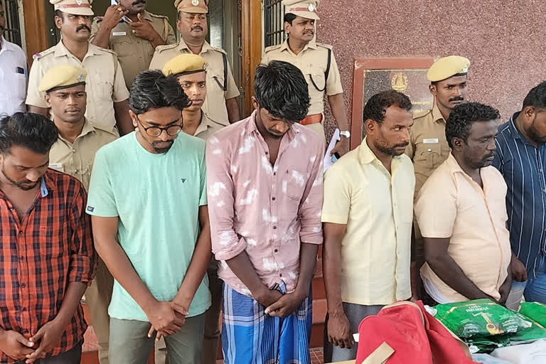 21 kg of heroine seized and 6 arrested in Thoothukudi