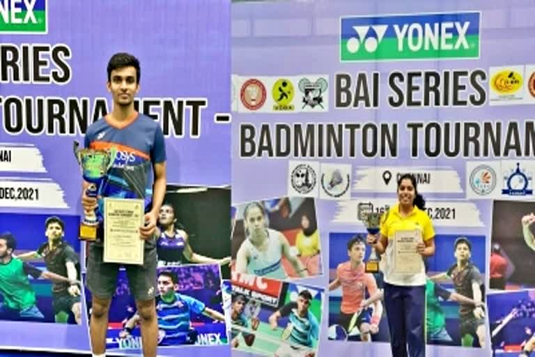 Badminton Tournament  All India Ranking Badminton Tournament  Kiran George  Akarshi Kashyap  अखिल भारतीय रैंकिंग बैडमिंटन टूर्नामेंट  किरण जॉर्ज  आकर्षी कश्यप  महिला शीर्ष वरीयता