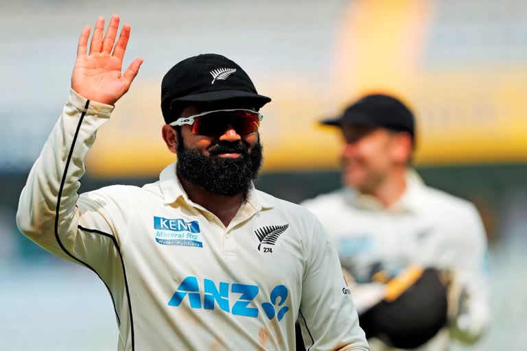 Ajaz Patel out of NZ test squad  New Zealand vs Bangladesh team selection  Ajaz not selected for NZ team  NZ squad for Bangladesh tour  അജാസ് പട്ടേല്‍ ന്യൂസിലന്‍ഡ് ടീമില്‍ നിന്ന് പുറത്ത്  അജാസ് പട്ടേലിന് പകരം രചിന്‍ രവീന്ദ്ര