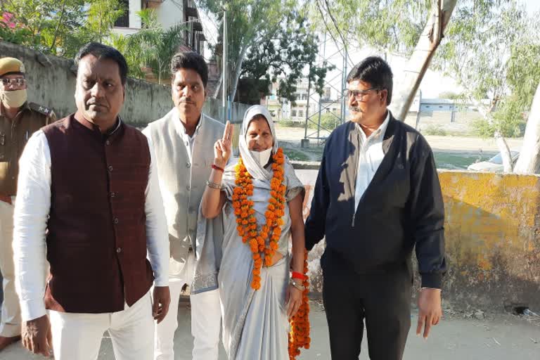 खैराबाद पंचायत समिति में भाजपा की प्रत्याशी कलावती मेघवाल बनी प्रधान