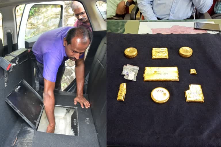 Kasargod gold smuggling  Man from Maharashtra arrested with gold  കാസർകോട് സ്വർണക്കടത്ത്  സ്വർണവുമായി മഹാരാഷ്ട്ര സ്വദേശി അറസ്റ്റിൽ