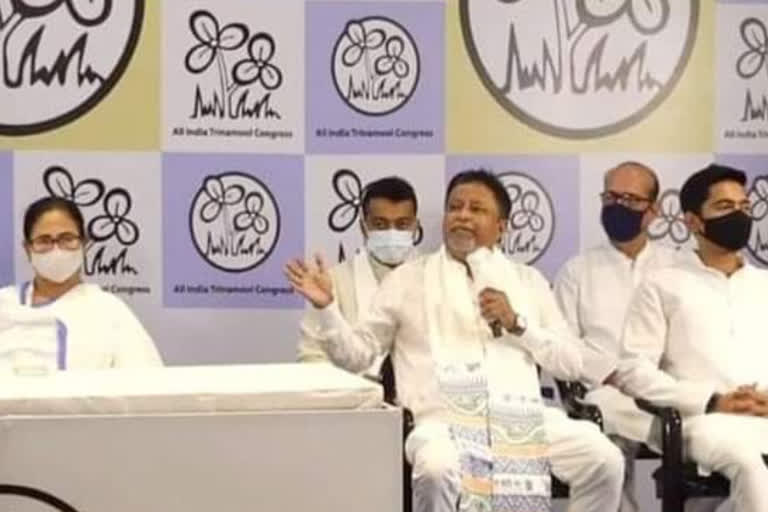 mukul roy inform wb assembly speaker through his advocate that he is still a bjp mla