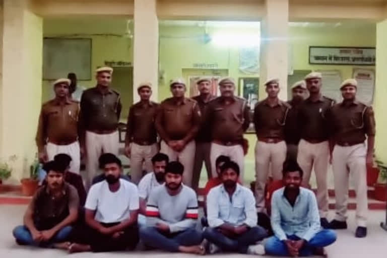 Police arrested 13 miscreants in Barmer