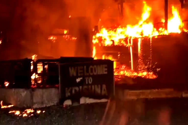 Fire Accident At Vizag Steel Plant