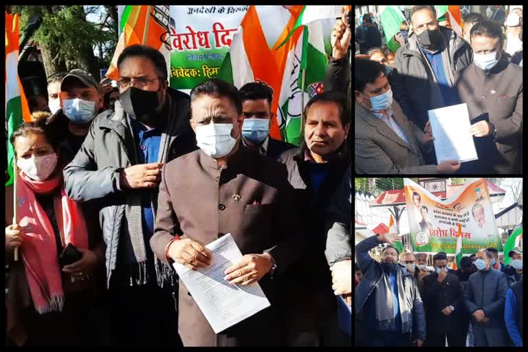 Shimla Congress celebrated Black Day