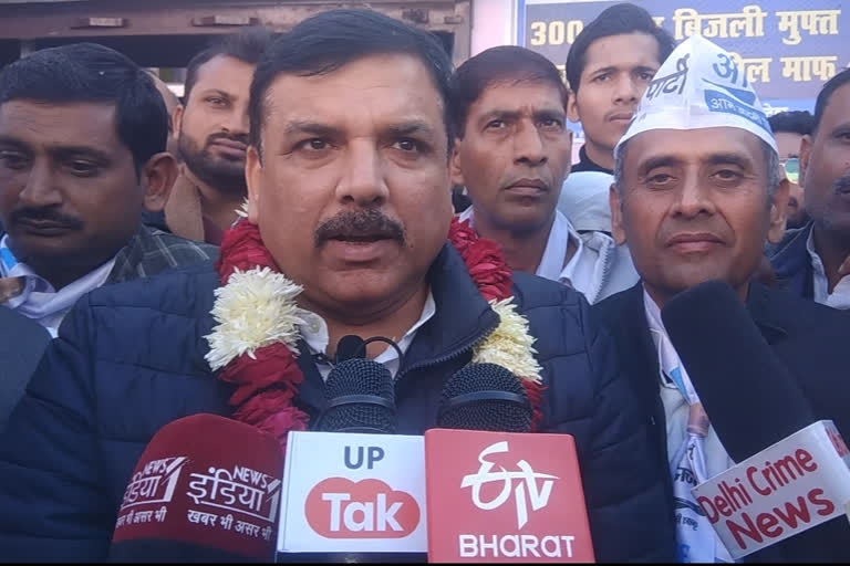 UP people wants to get rid of BJP rotten politics says APP leader Sanjay Singh