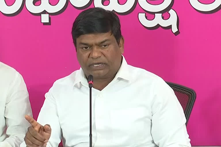 MLA Jeevan reddy on BJP and congress, trs mla jeevan press meet