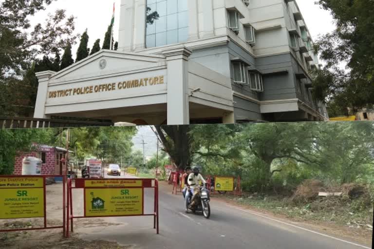 Coimbatore police transferred for bribe  coimbatore police ask bribe through google pay  Aaanaikatti tribe women complaints  சோதனை சாவடியில் லஞ்சம் வாங்கிய காவலர்கள்  ஆனைக்கட்டி ஆதிவாசி பெண்களின் புகார்  காவலர்கள் பணியிட மாற்றம்