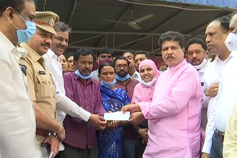 MLA help To KPHB Victims Family