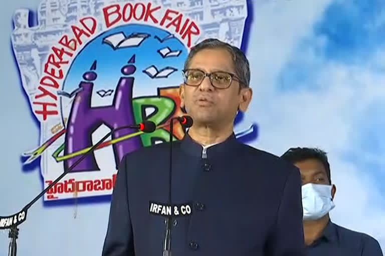 CJI NV Ramana about books reading in 34th hyderabad book fair closing ceremony