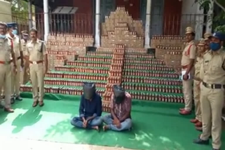 Karnataka Liquor seized