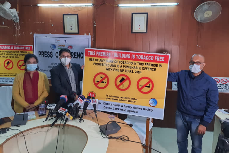 Tripura Govt against tobacco