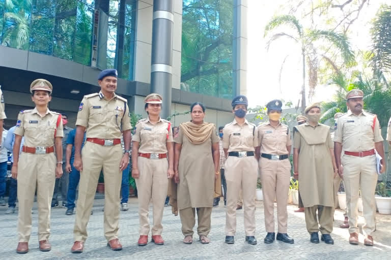 CP CV Anand visit Panjagutta PS , hyderabad cp cv anand